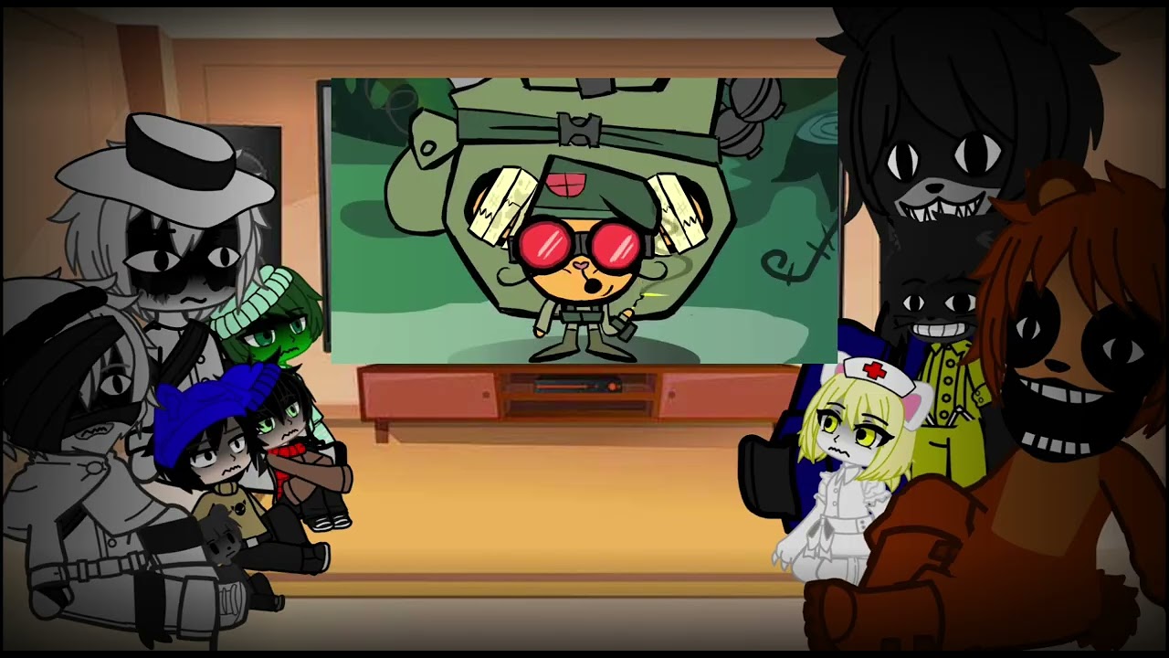 (terrible mouse)/(The Big Bad wolf)/(the cat and three 3)/(Goldilocks beart) react Flippy (3:30)