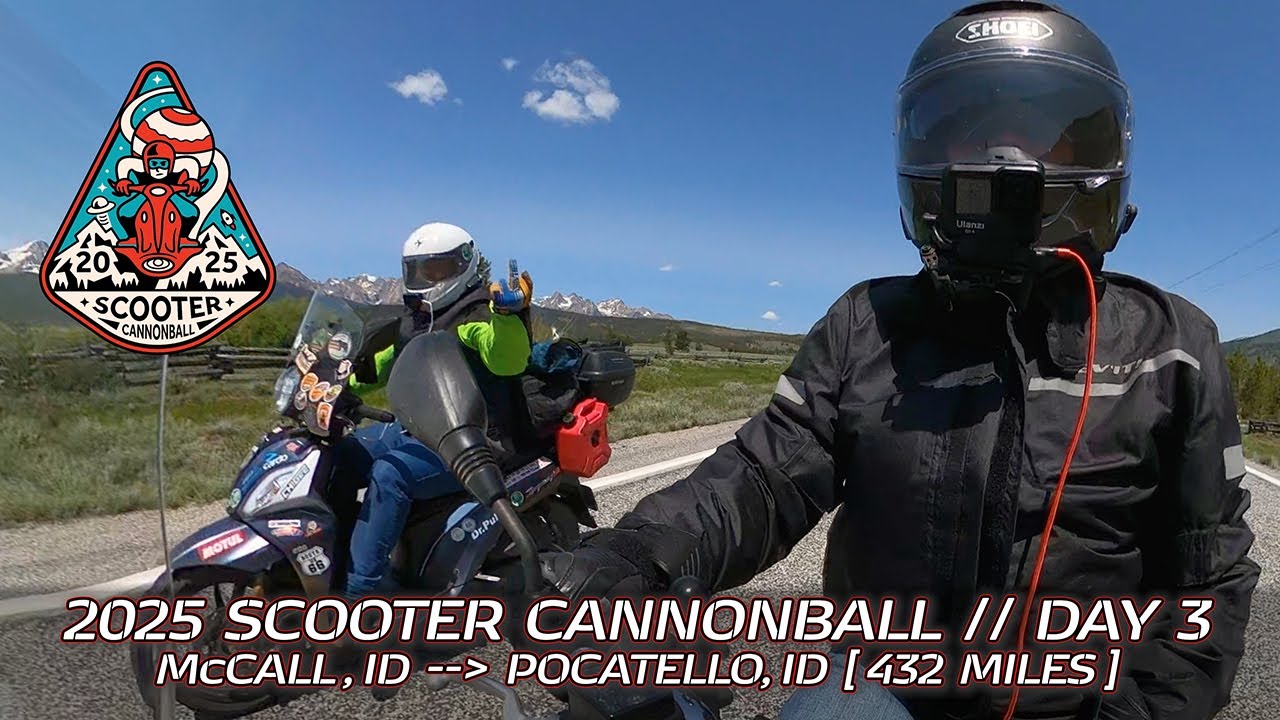 2025 Scooter Cannonball // Day 3: Misery loves company!