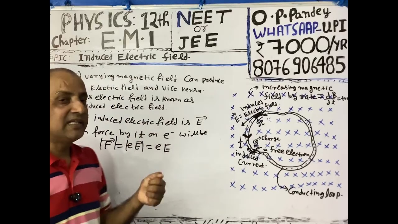 Physics (12th):chapter:EMI:theory and numerical on induced electric field.