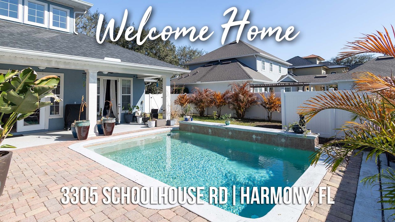 🏡 Custom Pool Home Across from Lakeshore Park | 3305 Schoolhouse Rd Harmony FL 34773 | Virtual Tour
