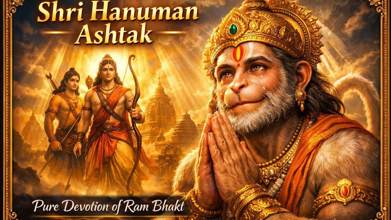 हनुमान अष्टक पाठ | संकट, भय और नकारात्मक ऊर्जा से रक्षा