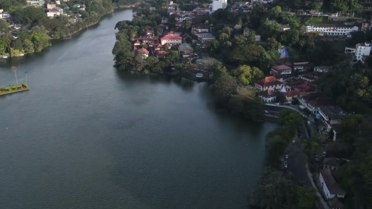 kandy sri lanka / senkadagala drone video