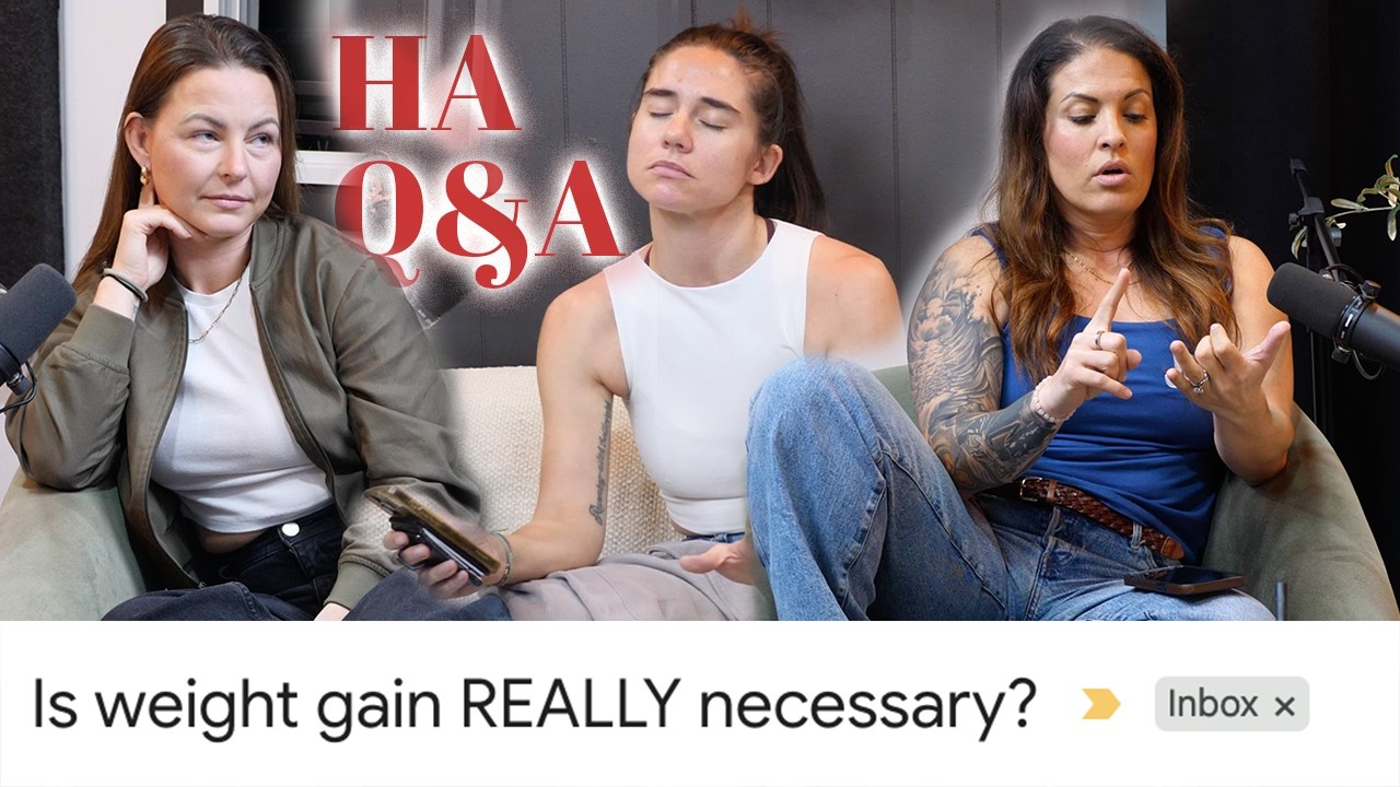 My team answers YOUR WEIGHT GAIN Q&A's: Is weight gain for hypothalamic amenorrhea REALLY necessary?