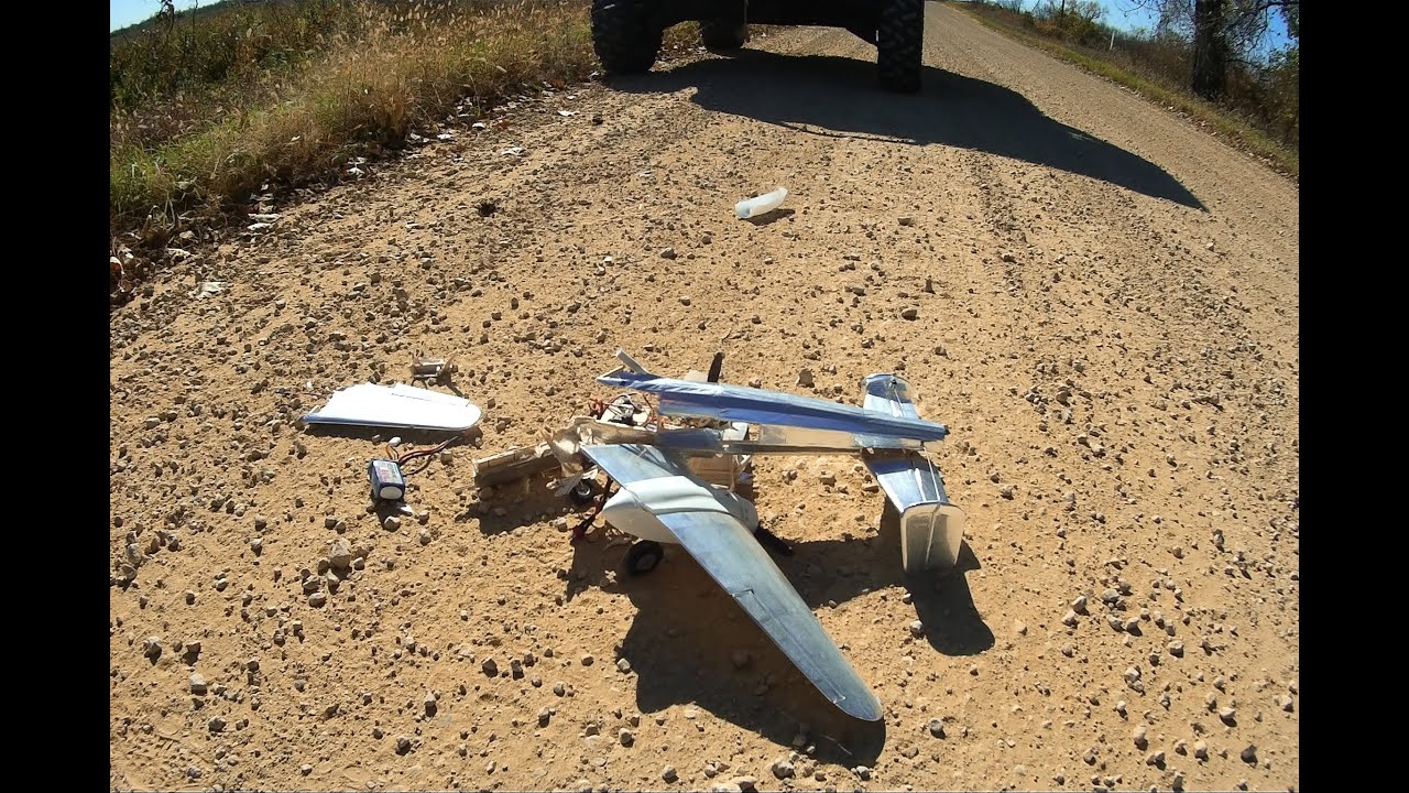 Guillows B-25 3 cell maiden and CRASH!!!!