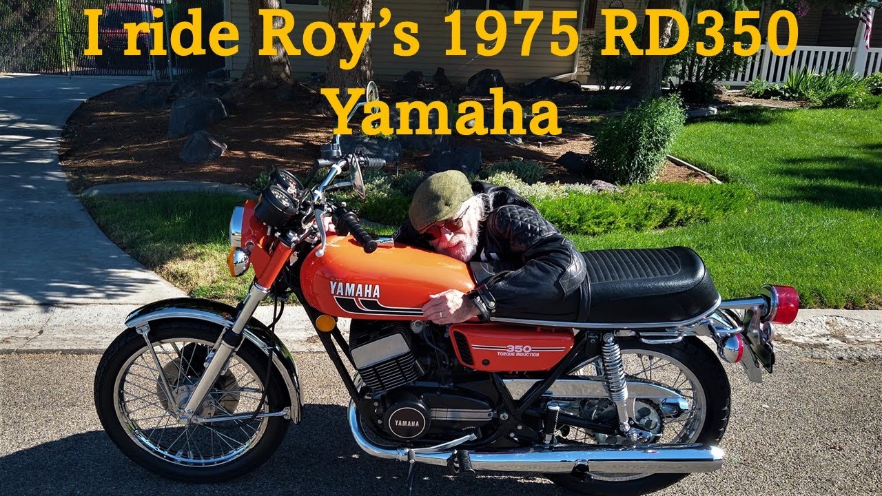 I ride Roy's mint 1975 Yamaha RD 350
