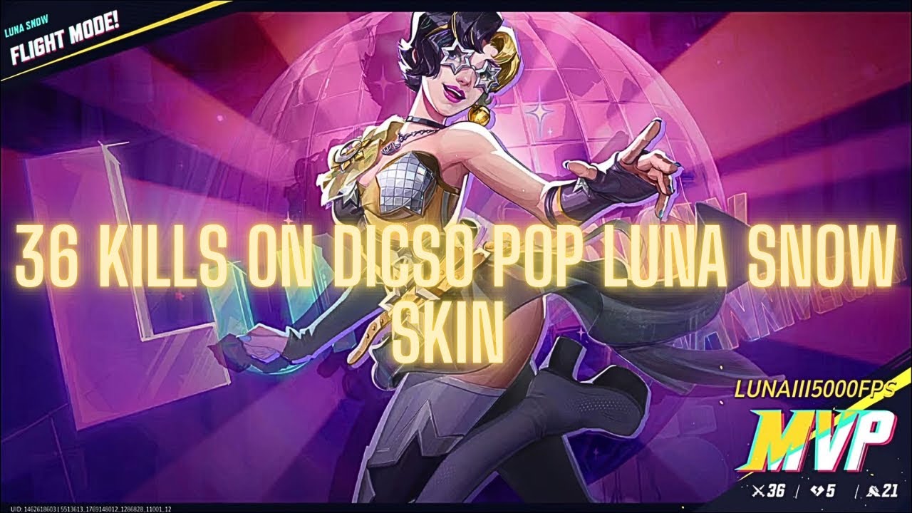 MARVEL RIVALS - 36 KILLS WITH THE NEW DISCO POP LUNA SNOW SKIN....