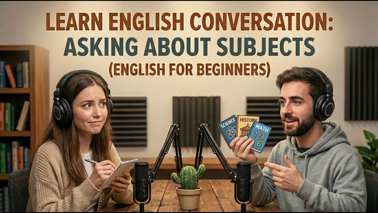 English Conversation: Asking About Subjects (English for Beginners)