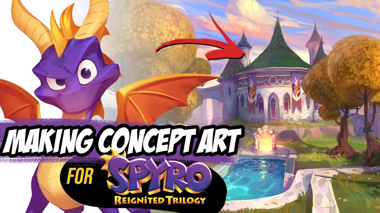 I Worked on SPYRO as a Concept Artist ! Story of a Production