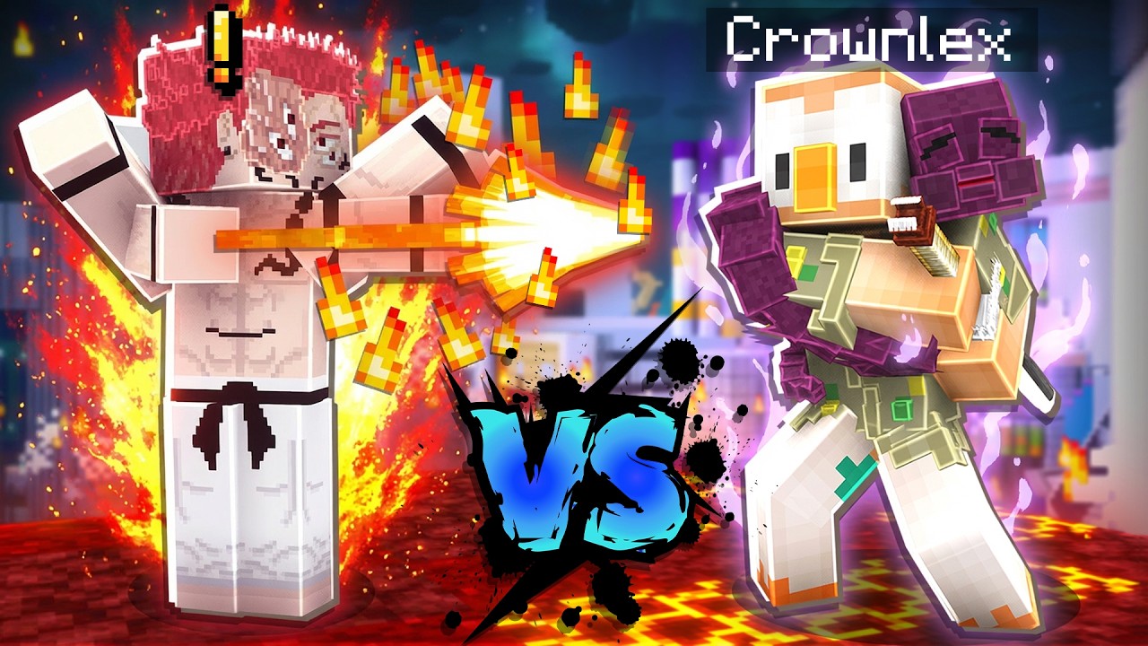 Minecraft'ı JUJUTSU KAİSEN Hikâyesine Göre Bitirdim!  [Part 1]