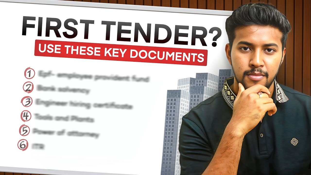 6 Must Have Document's for First Government Tender | How to Get Your First Tender