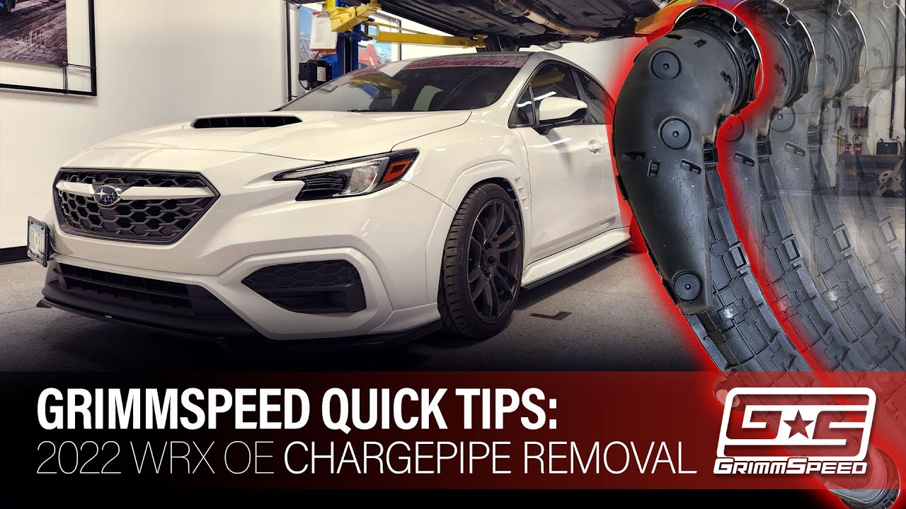 GrimmSpeed Quick Tips | 2022 Subaru WRX OEM Chargepipe Removal
