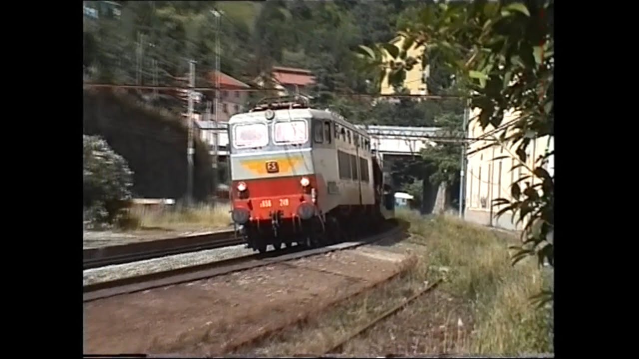 FS - Transiti sulla succursale dei Giovi - Stazione di Genova Mignanego  - Giugno 2000
