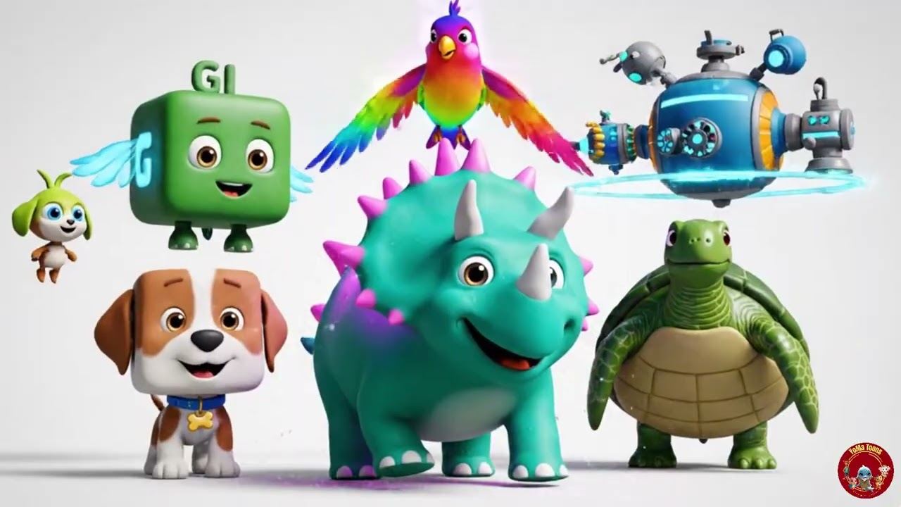 English | The Shaped Animals Go to School |