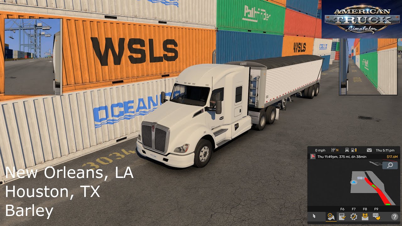 American Truck Simulator - New Orleans, LA - Houston, TX