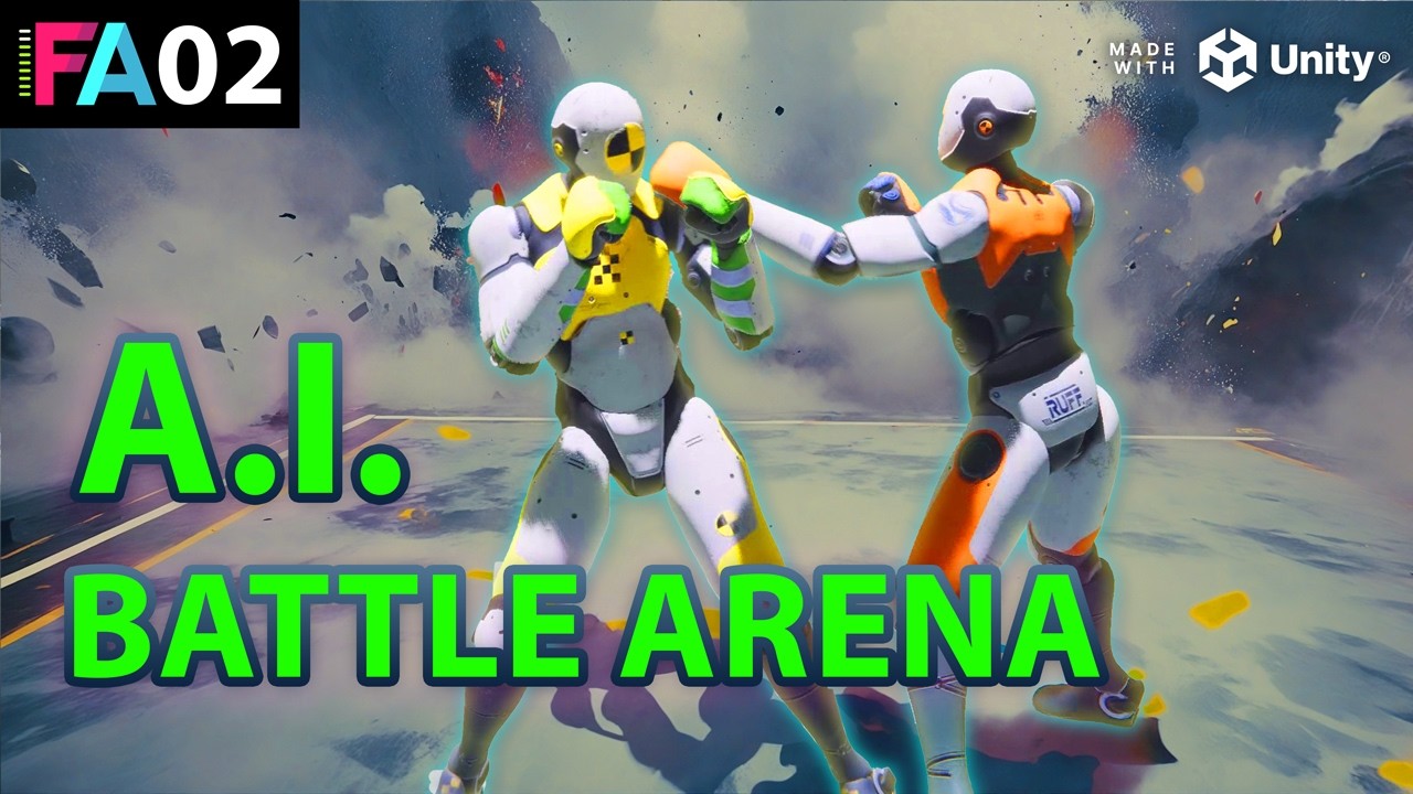 [FA02] TUFF (Boxer) vs RUFF (Boxer) | Physicsally Simulated AI Robots | Fighting AI Agents