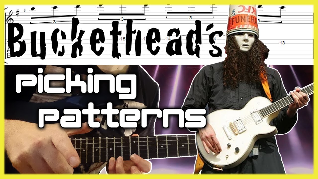 Урок по шреддингу Buckethead — стилистические приемы и схемы игры с табулатурой