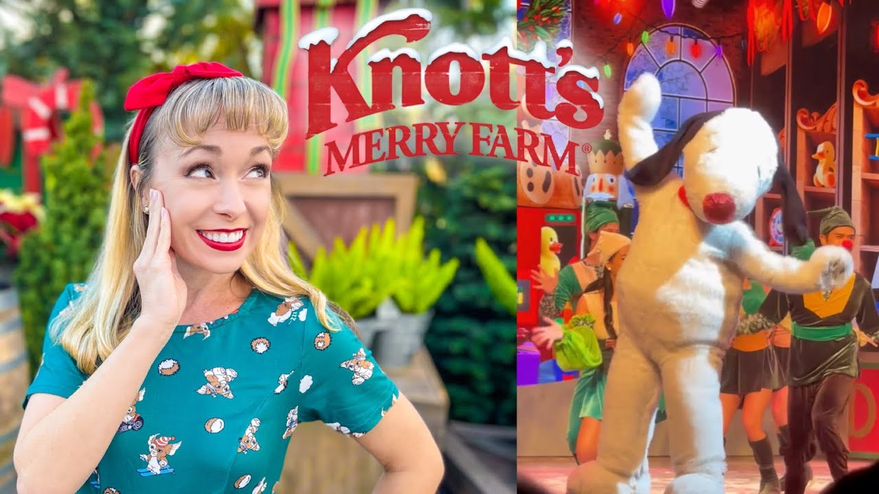 Knott’s Merry Farm 2022 | Snoopy On Ice, Holiday Food, & More!