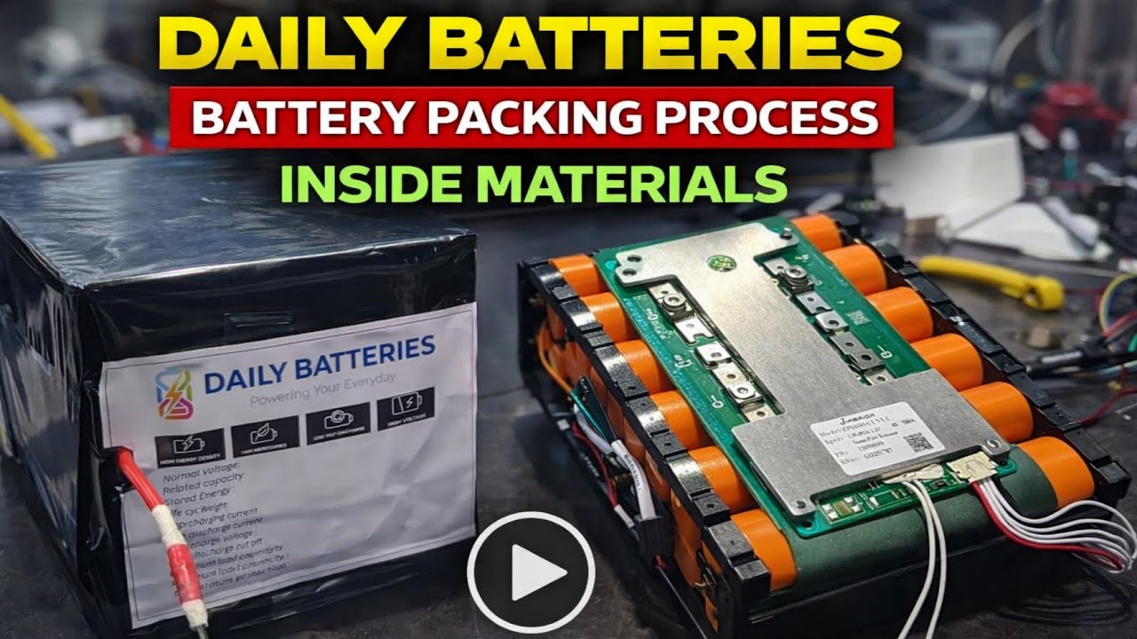Daily Batteries lithium battery 🔋 inside materials full detail video