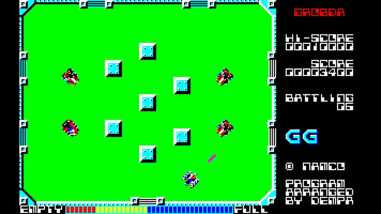 Sharp X1 Game: Grobda (1986)