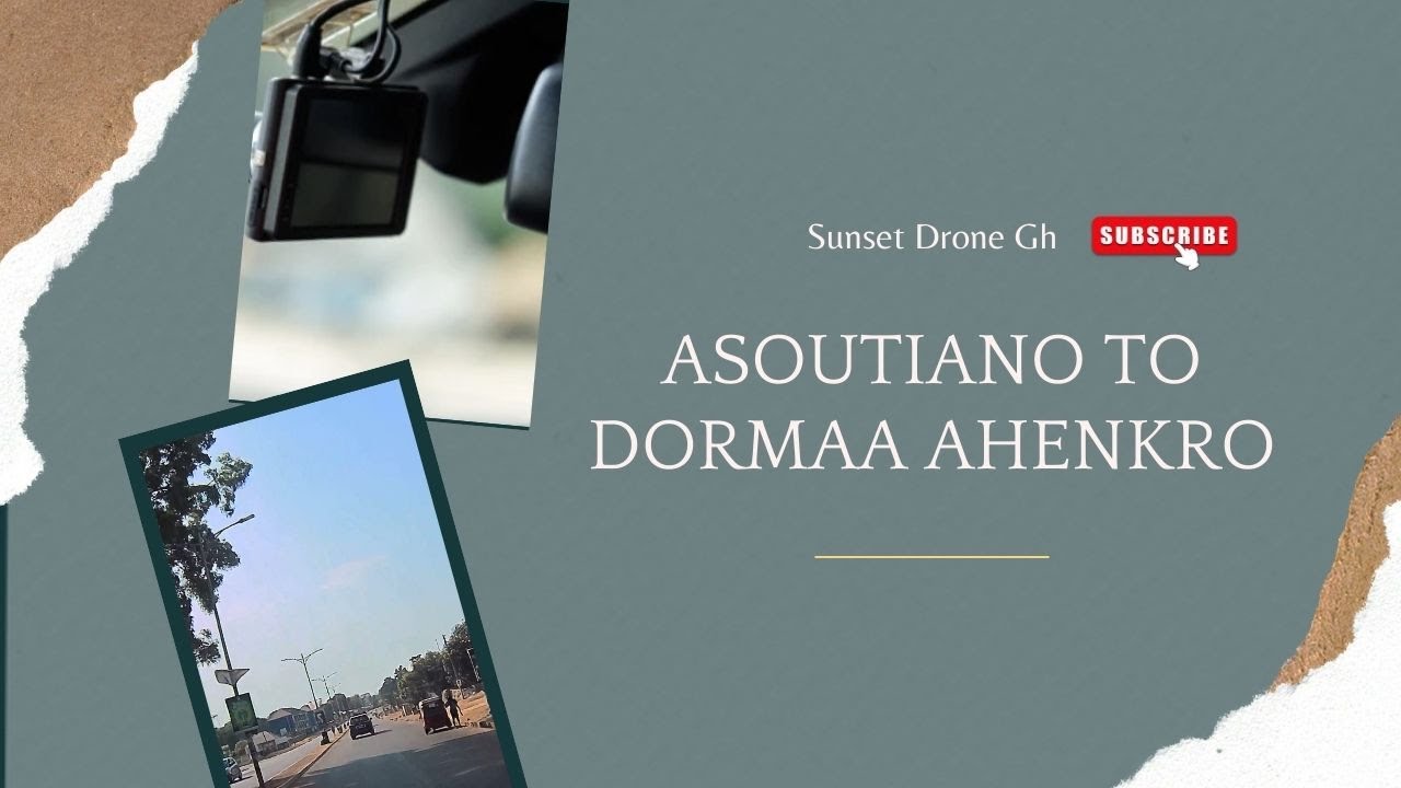 Asuotiano to Dormaa Ahenkro Dashboard Cam Drive #ghana #visitghana #sunsetdronegh #dormaahene