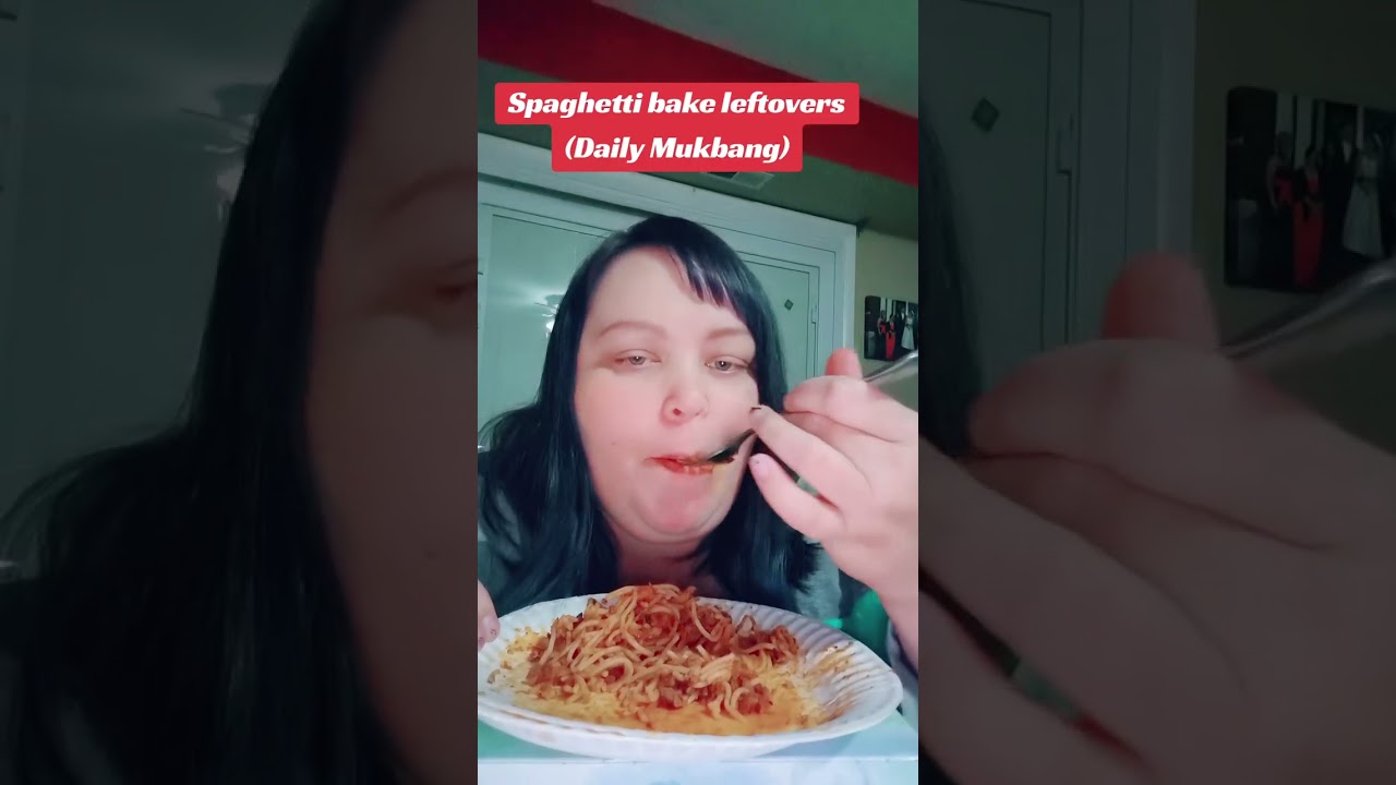 Baked spaghetti leftovers
