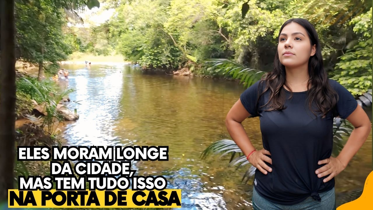 A VIDA de quem ESCOLHEU MORAR e TRABALHAR em meio a NATUREZA