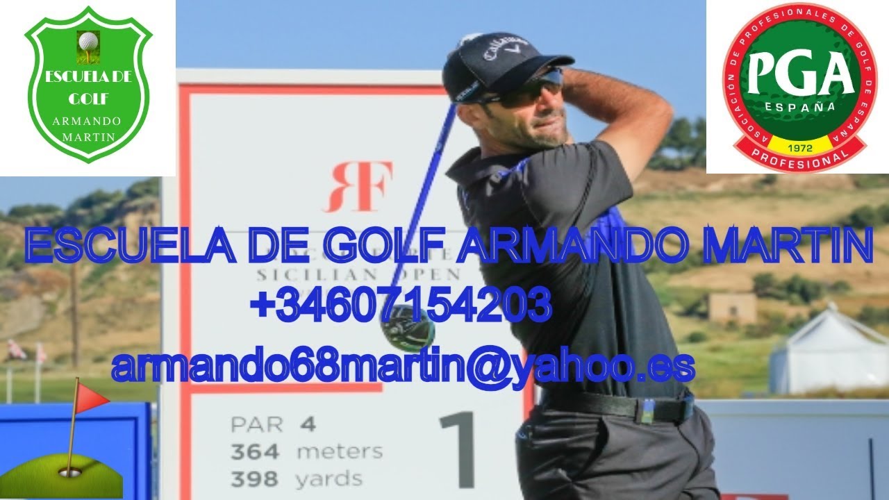 ⛳COMO APRENDER EL SWING DE ALVARO QUIROS⛳CLASES GOLF MADRID⛳
