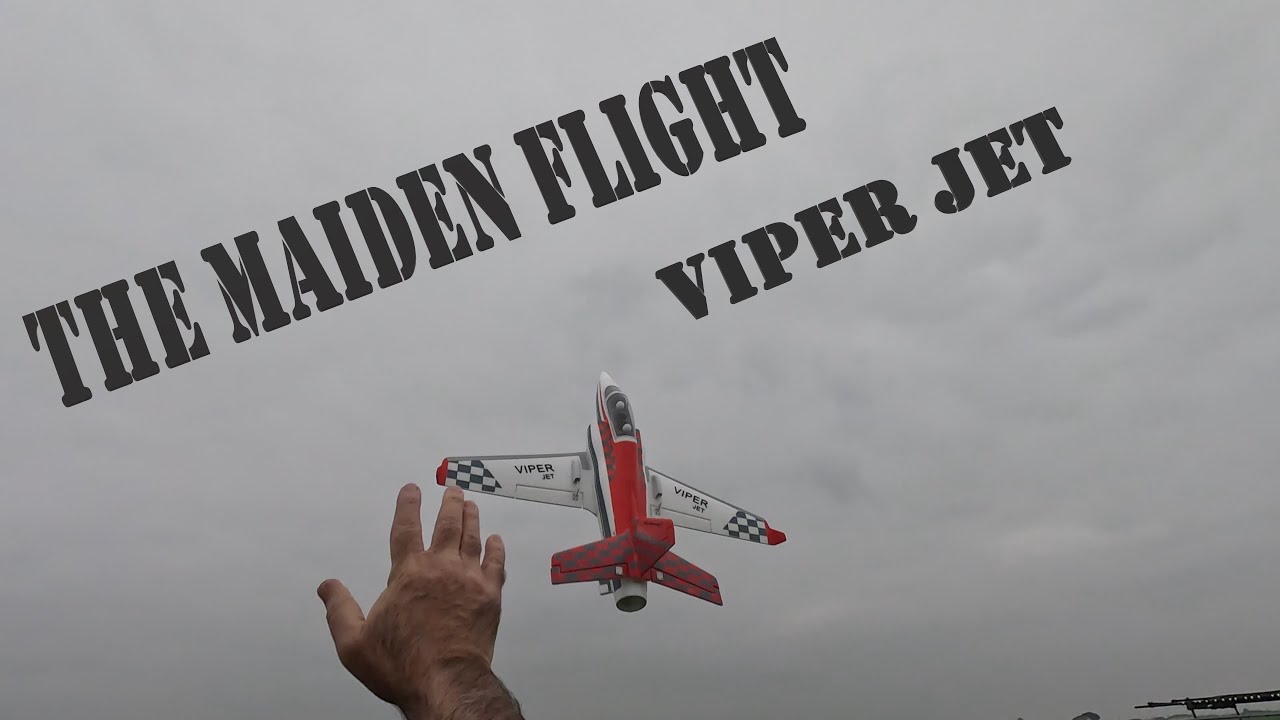 VIPER JET. 50mm EDF. MAIDEN FLIGHT. QT Model. Banggood. RC MODEL. RC JET.