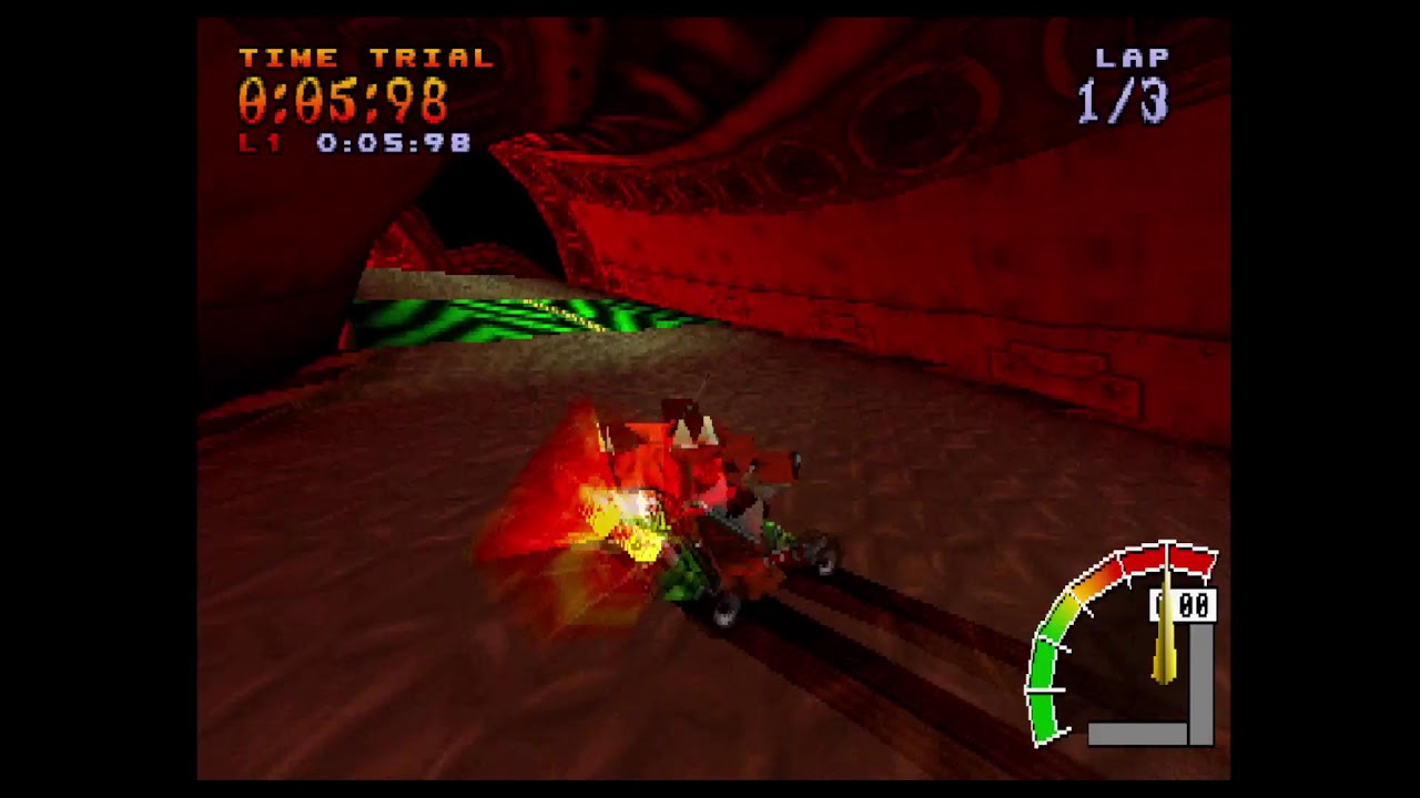 Consiguiendo GOD Times y practicando SC (glitch) - CTR (Mednafem)