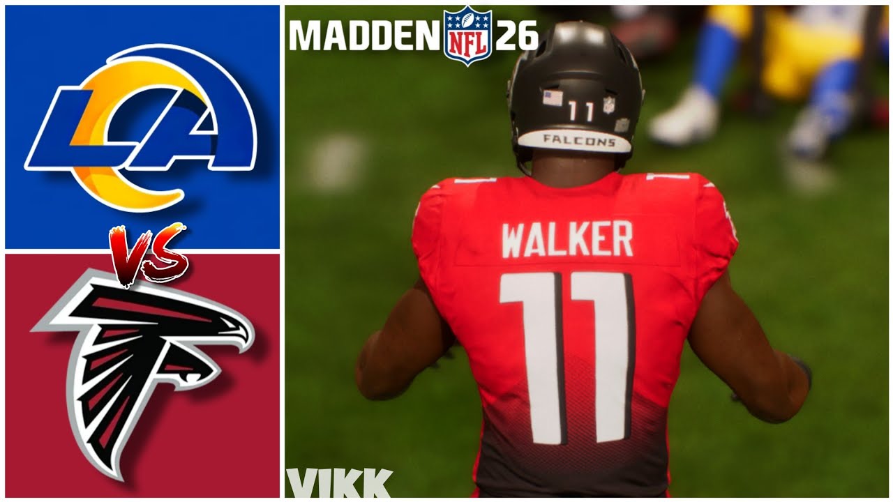 Rams vs Falcons Week 17 Simulation (Madden 26 Rosters)