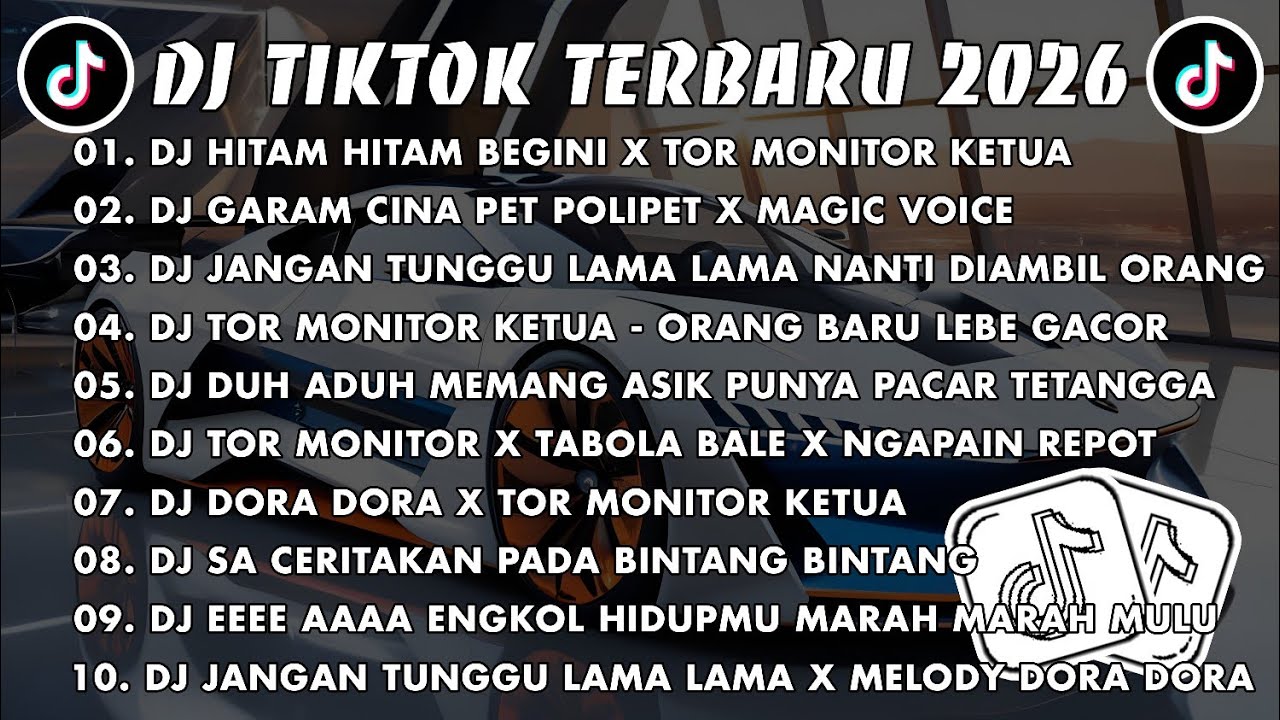 DJ TIKTOK TERBARU 2026 🎧 DJ HITAM HITAM BEGINI X TOR MONITOR KETUA 🎵 DJ GARAM CINA PET POLIPET VIRAL