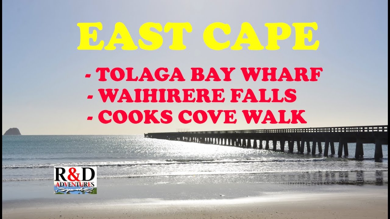East Cape | Tolaga Bay Wharf | Waihirere Falls | Cooks Cove Walkway | Scenes of New Zealand