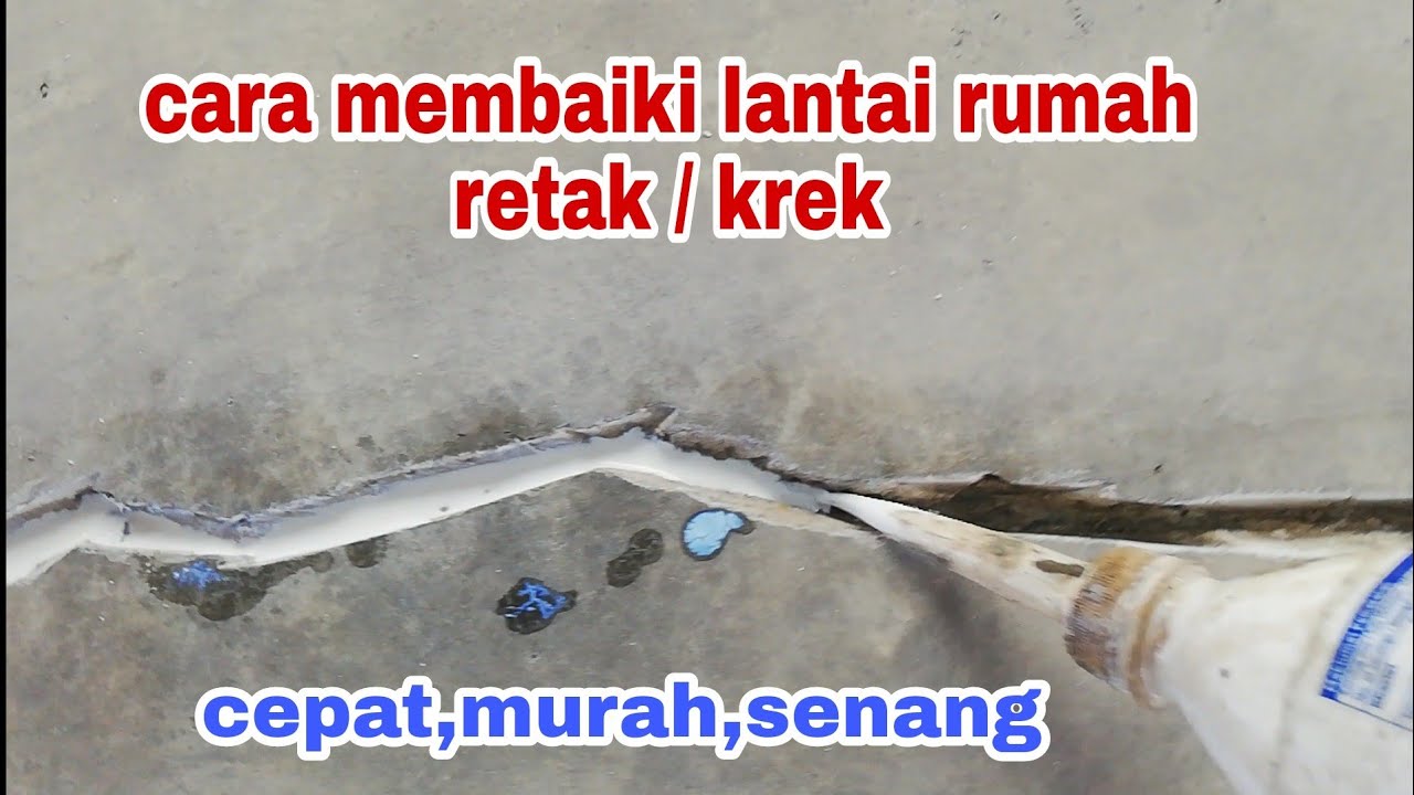 cara repair lantai konkrit bocor