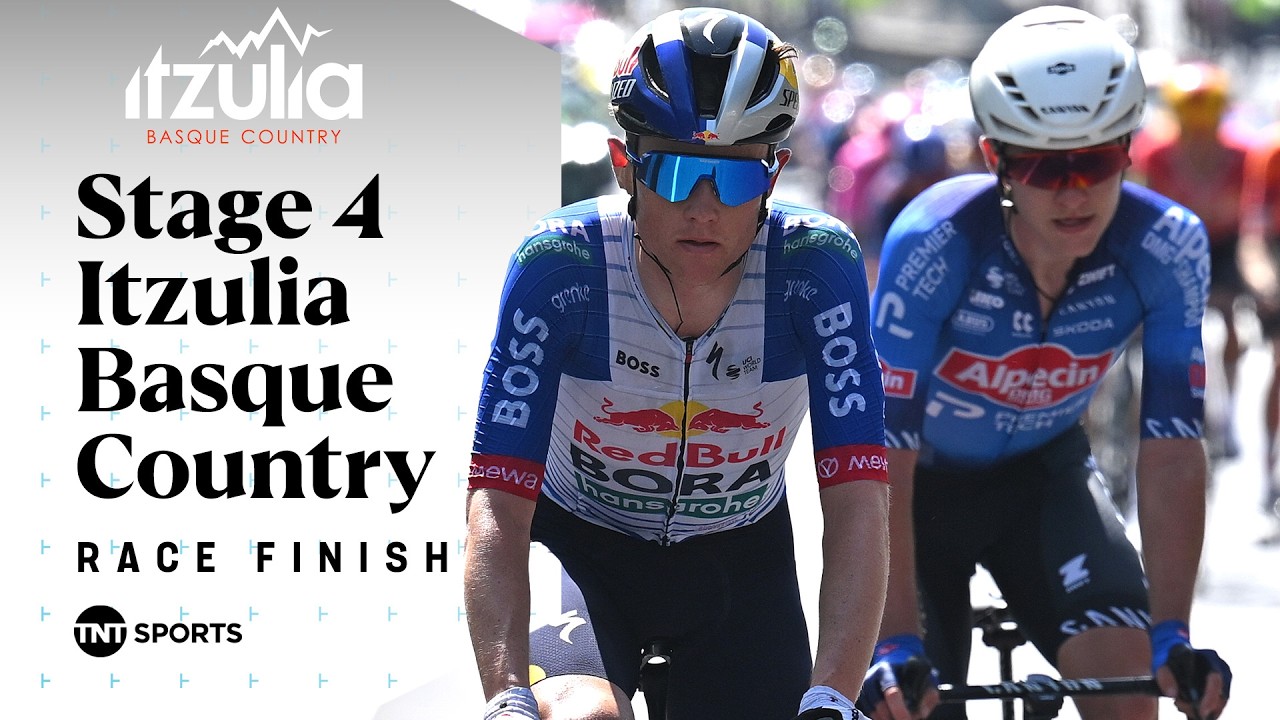 ZAPIERAJĄCE DECH W PIERSIACH ZAKOŃCZENIE! 🍿 | Etap 4 mężczyzn, Finał Kraju Bask&oacute;w Itzulia 2026, kilometry | TNT Sports Cycling