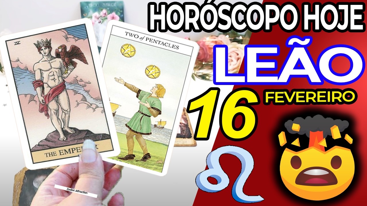 BOMBA MUITO FORTE❗️💣🧨VOCE VAI DE 0 A 100🔥 Leão ♌ 16 Fevereiro 2026 | Horoscopo do dia de hoje ♌
