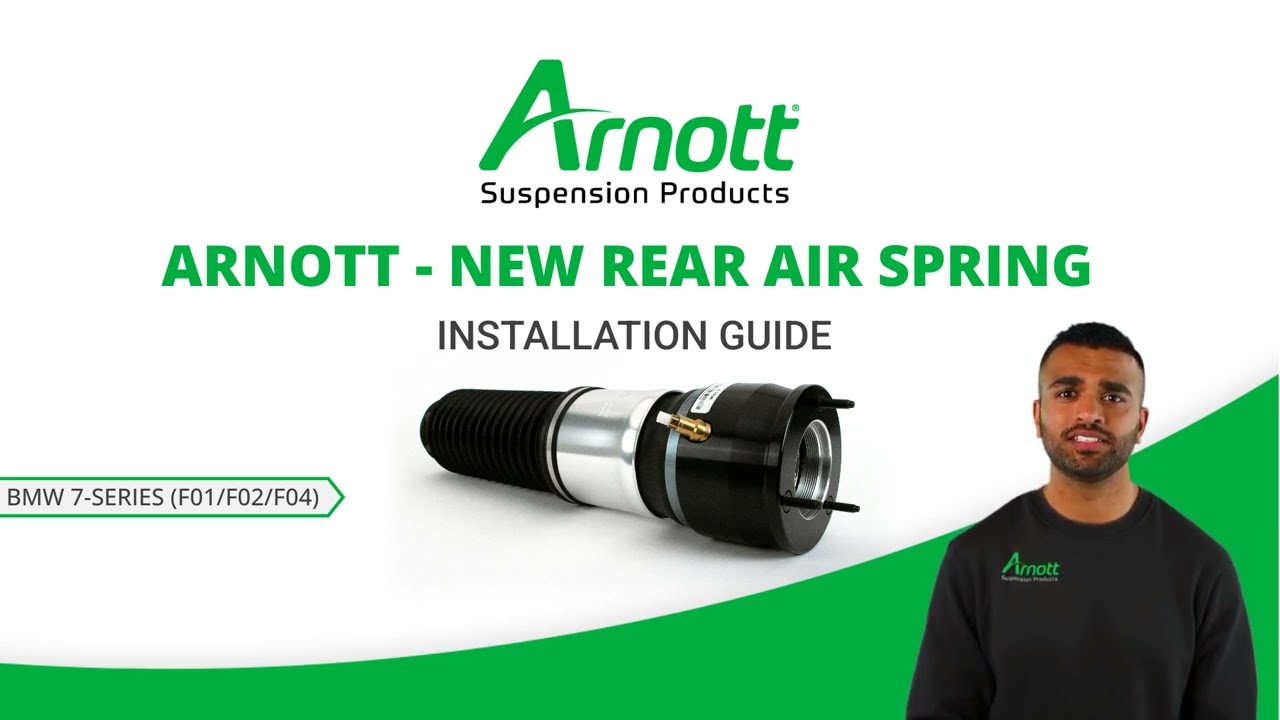 Arnott rear air spring installation video for BMW 7-Series (F01/F02/F04) Incl Hybrids