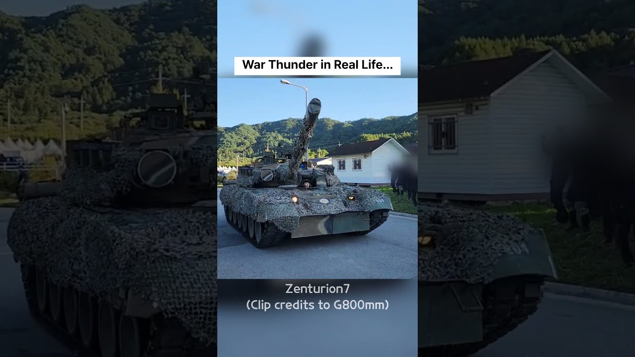 War Thunder Tank in Real Life 3