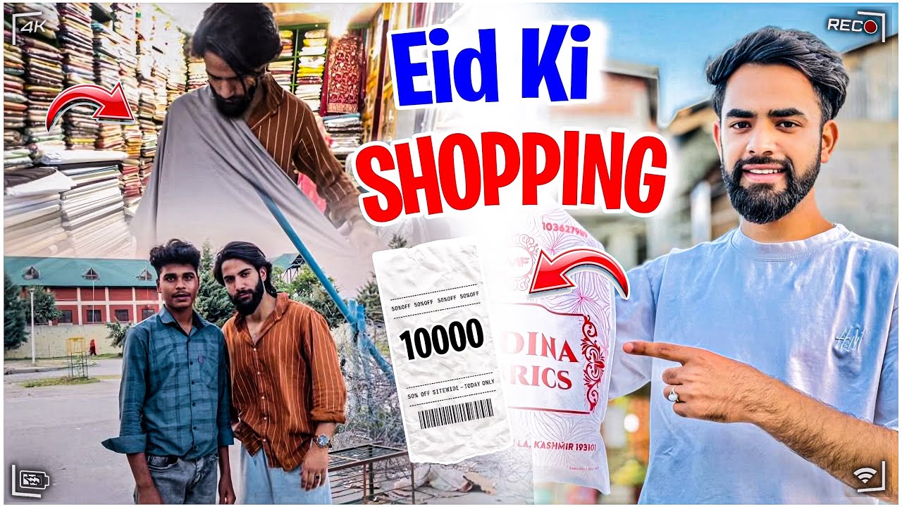 Eid ki shopping ho gaye||End pa yeh kya hua🤯🤯😱