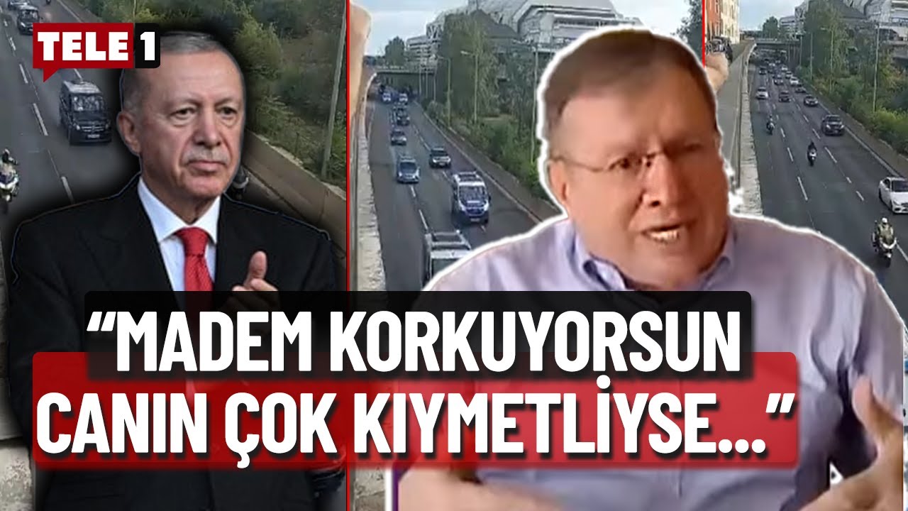 Gökhan Çapoğlu Erdoğan'ın maça götürdüğü konvoyu gösterdi: Hangi Arap şeyhi dersiniz...