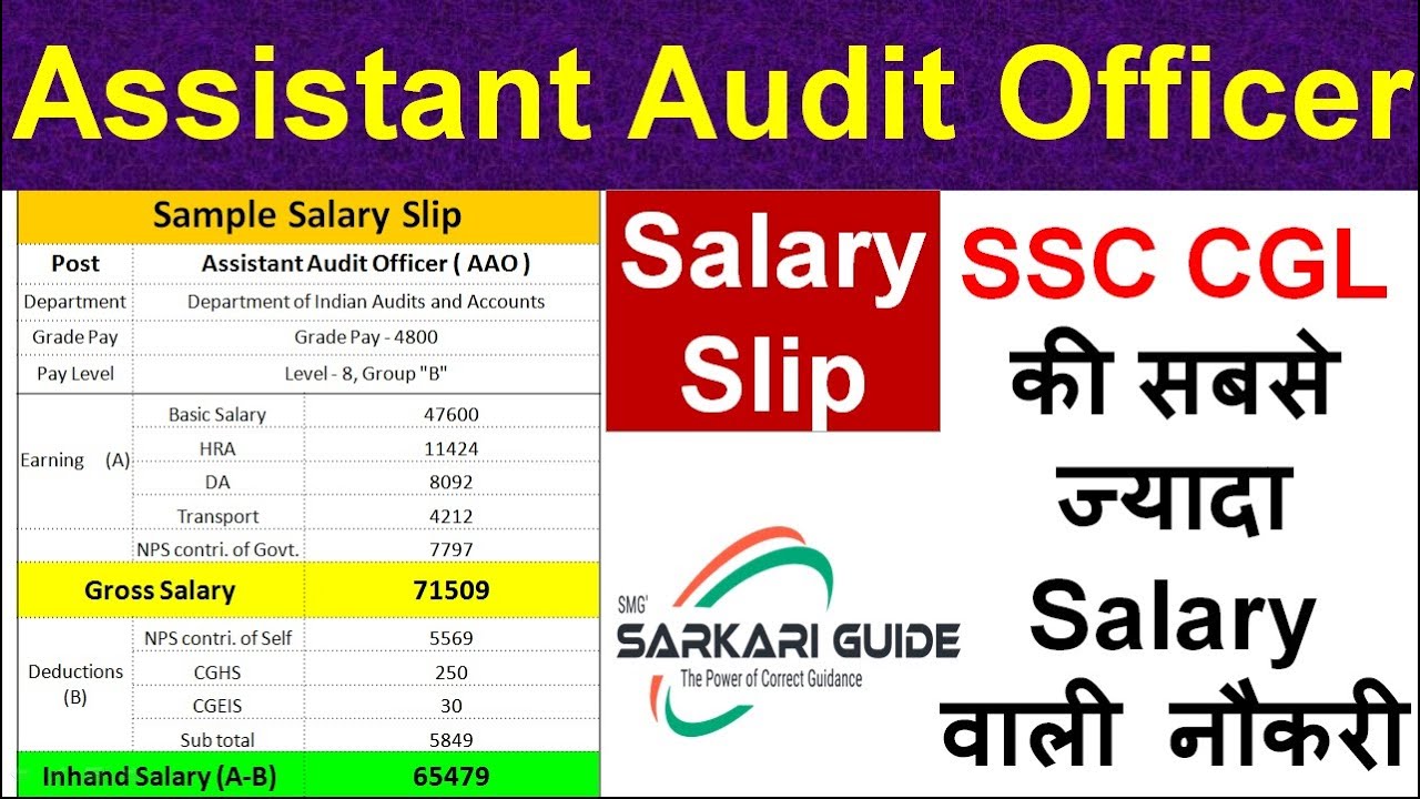 Assistant Audit Officer | AAO | Salary Structure | Promotion | Hierarchy | AAO series Video-2 |