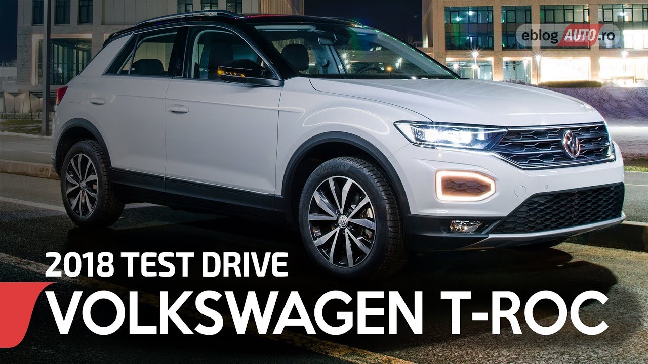 2018 VOLKSWAGEN T-ROC 1.0 TSi 115 CP | TEST DRIVE eblogAUTO