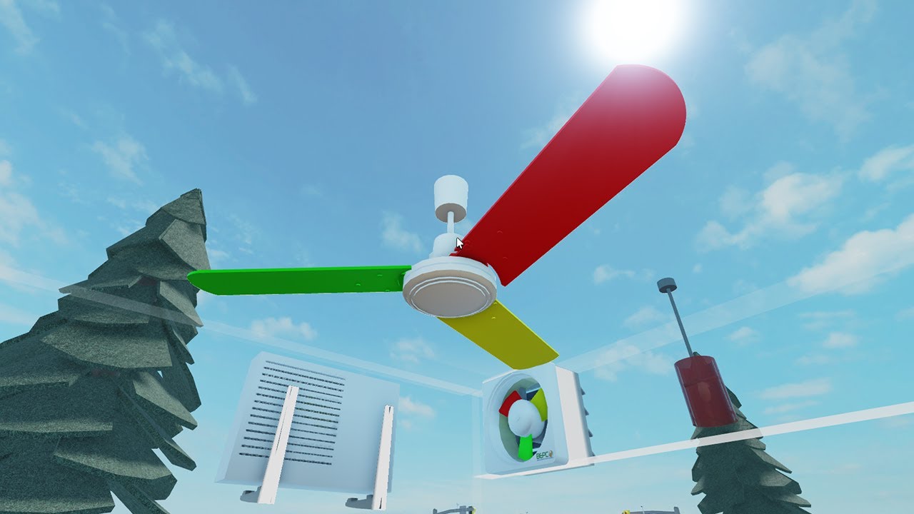 Roblox : Funny Ceiling Fan New City