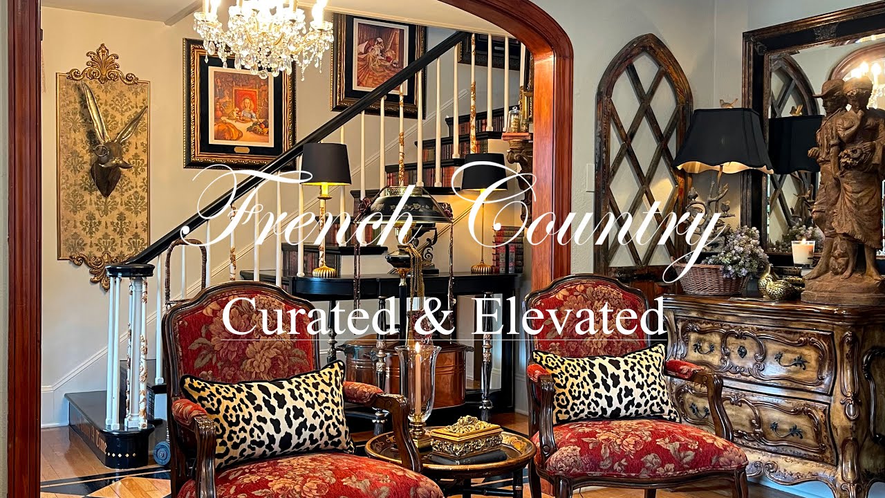 ~ ELEVATING VINTAGE ~ FRENCH COUNTRY (COTTAGE COUNTRYSIDE) STYLING ~ CHAIR VIGNETTE DECORATING ~