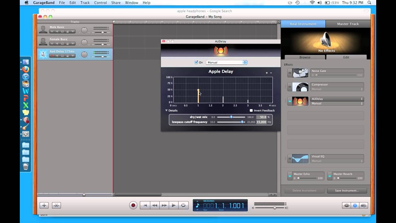Tutorial: Shut up your friends through Delayed Auditory Feedback (DAF)
