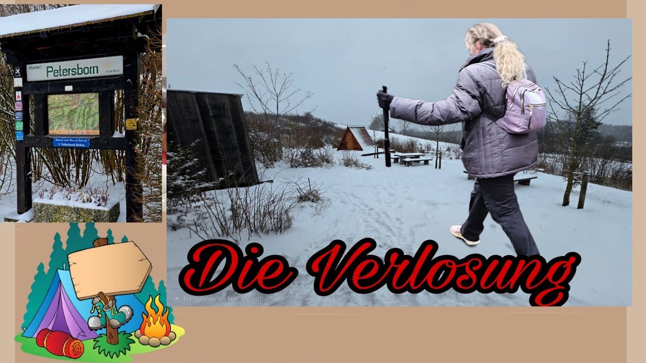 Kurze Info:  Verlosung für unseren gemeinsamen Tag im Sauerland 🥾🚶‍➡️⛺