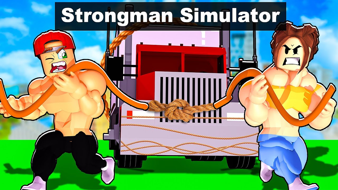BECOMING THE STRONGEST COUPLE IN ROBLOX (STRONGMAN SIMULATOR)