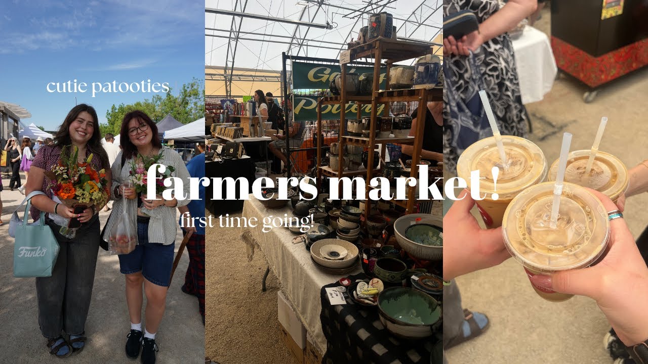 farmers market vlog!