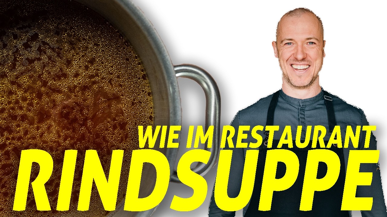 Klare Rindsuppe – tief, präzise, mit Haltung