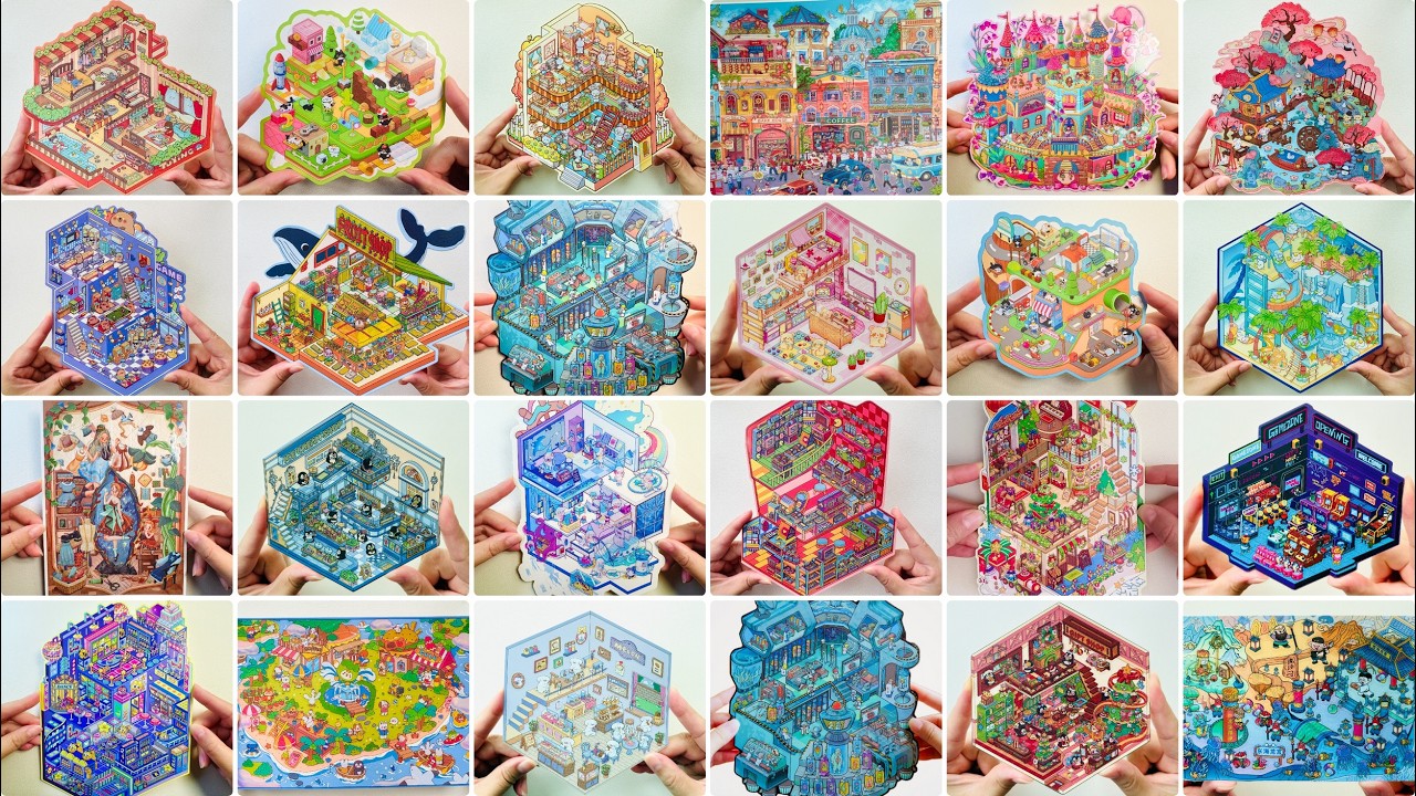 Collection of new scene stickers💕 6 hours for relaxing & ASMR