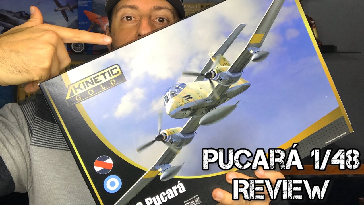 PUCARA 1/48 KINETIC | Review | dica de plastimodelismo | modelismo | aviacao | miniaturas